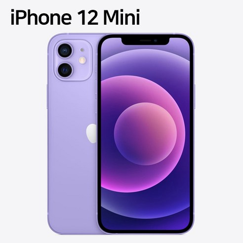 아이폰12미니 iPhone12 Mini 자급제, 01_64GB/S급, 퍼플