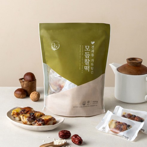 창억떡 창억 모듬찰떡 개별포장떡, 1개, 500g Best Top3