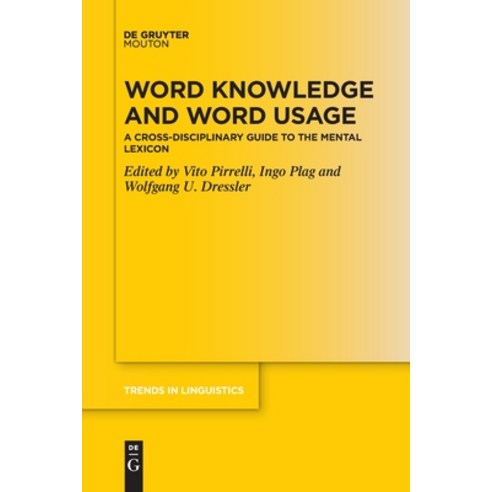 (영문도서) Word Knowledge and Word Usage Paperback, Walter de Gruyter, English, 9783110776737