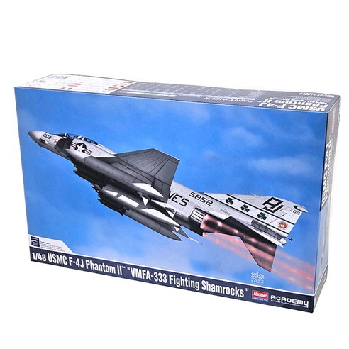 미해병대 F-4J 팬텀2 파이팅 샴록스 비행기 프라모델 (12356), 1개