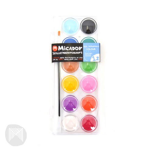 미카도르 (Micador) Watercolour Palette 12s, 단품