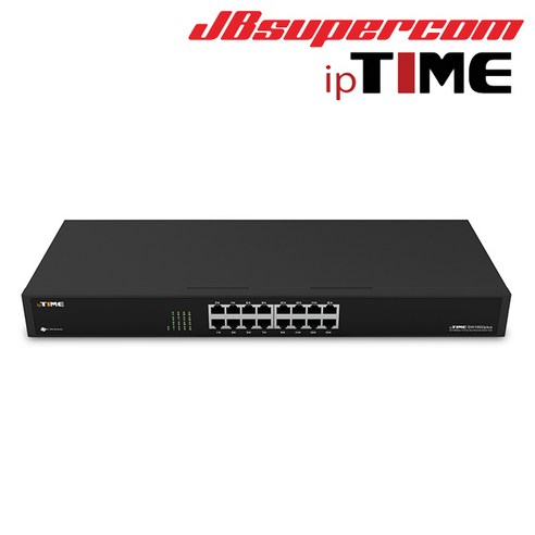 아이피타임 SW1600plus 16포트 스위칭허브 - JBSupercom