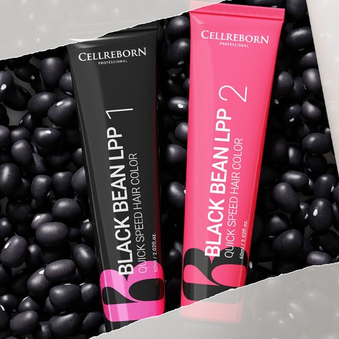 빠르고 쉬운 헤어 스타일링을 위한 셀리본 블랙빈 LPP 퀵스피드 헤어컬러