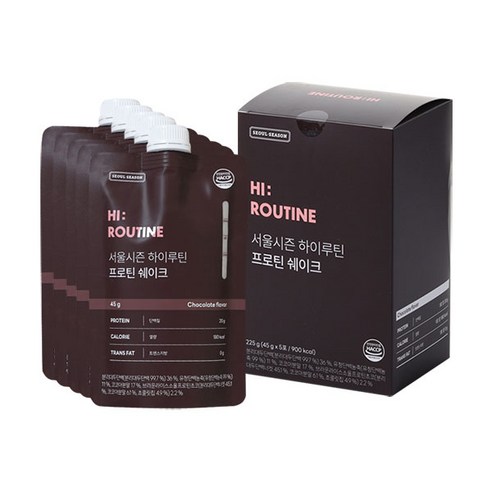 서울시즌 하이루틴 프로틴 쉐이크 C3H304, 225g, 1개