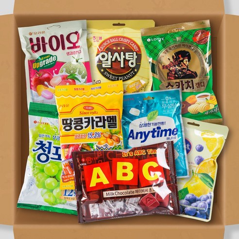 과자 선물세트 스낵당 4-4 달달하당 단체행사 사무실 탕비실 MT 단체간식, 1개
