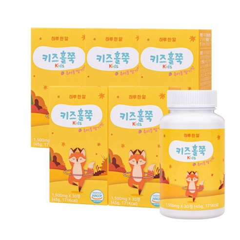 우리아이쏙쏙 키즈홀쭉 (30정), 18개, 30정