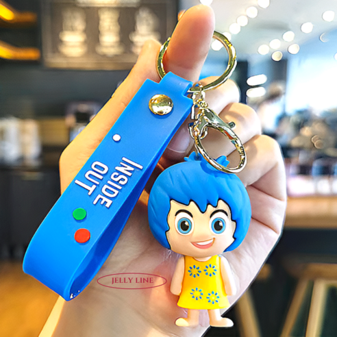 마음속 감정들이 손안에, 젤리라인 인사이드 아웃 3D 피규어 키링 인사이드아웃키링