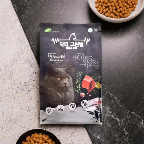 닥터그린벨캣 피부 요로 고양이사료, 1.5kg, 1개