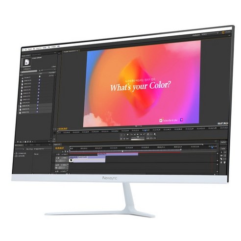 [비트엠] 비트엠 Newsync X248F IPS 베젤리스 HDR 화이트 무결점, 1