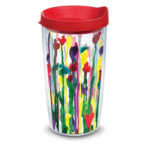 터비스 킵 드링크 핫 & 콜드 텀블러, Skinny Flower, 473ml