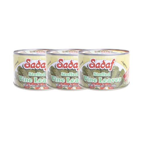 사다프 스터프드 바인 리브 베지테리안 올 내추럴, 400g, 3개