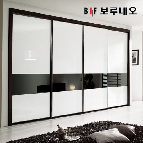 [보루네오] 30cm 스칼렛 슬라이딩 붙박이장 맞춤 거실 안방 슬라이드 9자 10자 11자, 상세 설명 참조