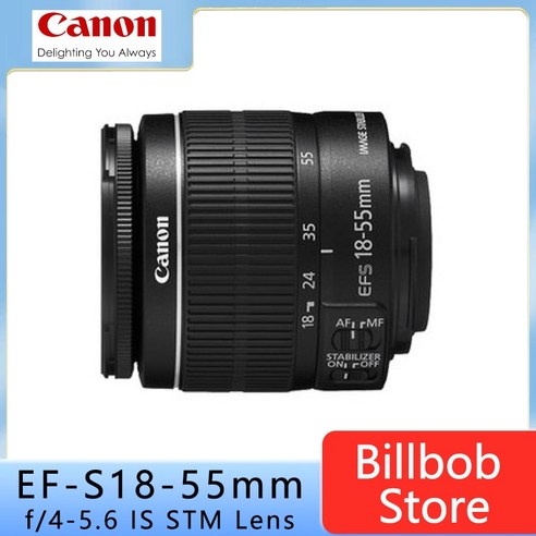 캐논호환 EF-S18-55mm f/4-5.6 IS STM 렌즈 18-55 1200D 1300D 600D 750D 760D 70D 60D 77D 80D 90D 100D 200D T, 2.silver - 캐논 ef-s