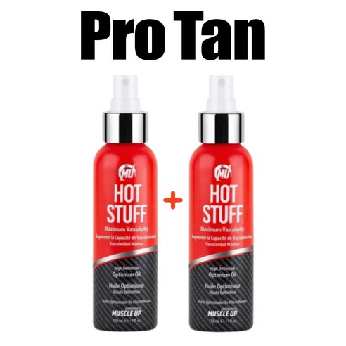 (1+1) 프로탄 핫스터프 데피니션 포징 오일 스프레이 ProTan Hot Stuff Definition Posing Oil 118ml 2팩