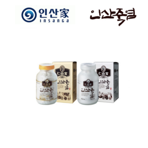 인산가 (주)인산가 정품 9회 인산죽염 고체(240g) & 분말(230g) 2개 묶음 세트[케이스 제공 없음]+홍삼크런치(49g), 2개 묶음 1세트, 470g... 