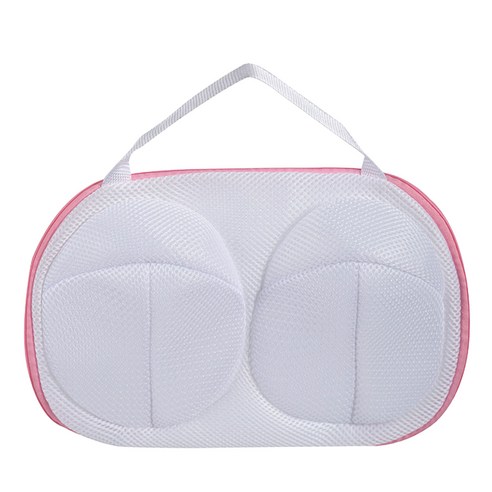 Machine-wash Special Home Use Polyester Anti-deformation Bra Mesh Bags Laundry Brassiere Bag Cleanin, Pink_스페인