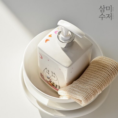 세탁 공간을 밝게 하는 귀여운 세제통