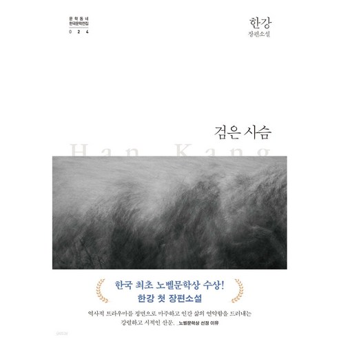 검은 사슴:한강 장편소설, 문학동네, 한강