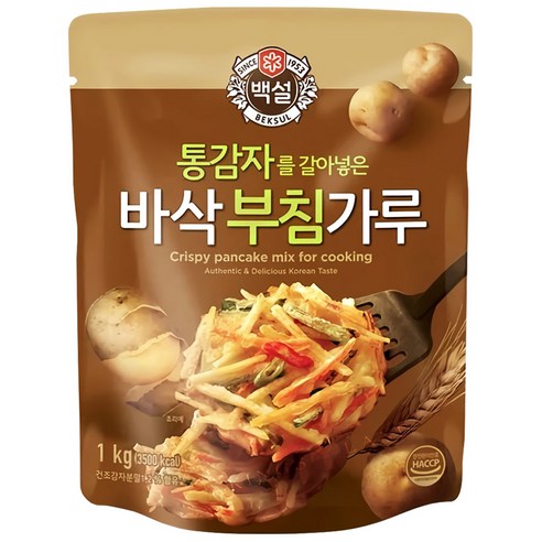 CJ제일제당 통감자를 갈아 넣은 바삭부침가루, 5kg, 4개