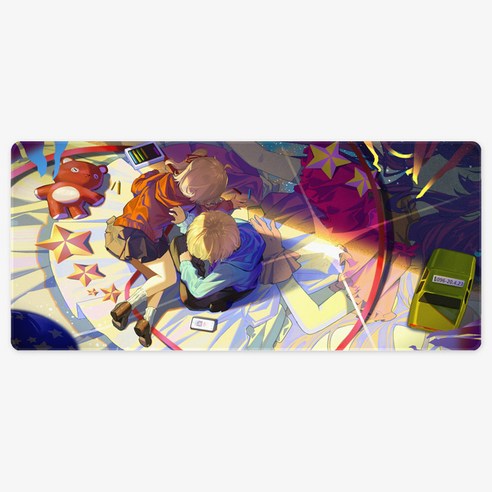 최애의아이 만화 마우스장패드 대형 L 특대형 2XL, 16.최애_2XL(900x400x4), 1개