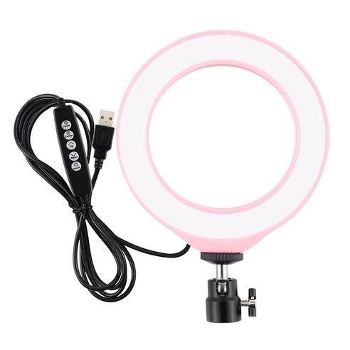 16cm 촬영 보광등 LED 링 라이트 8가지 색상, 다색, 아크릴로 니트릴 부타디엔 스티렌 플라스틱