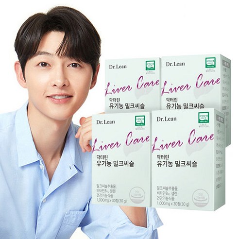 닥터린 유기농 밀크씨슬 30g, 30정, 3개