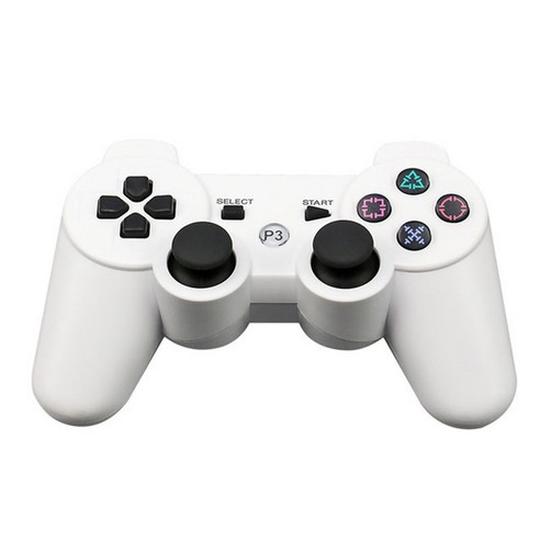 YJQ 무선 블루투스 컨트롤러 소니 PS3 게임 패드 플레이 스테이션 3 조이스틱 원격 소니 플레이 스테이션 3 Controle, WHITE
