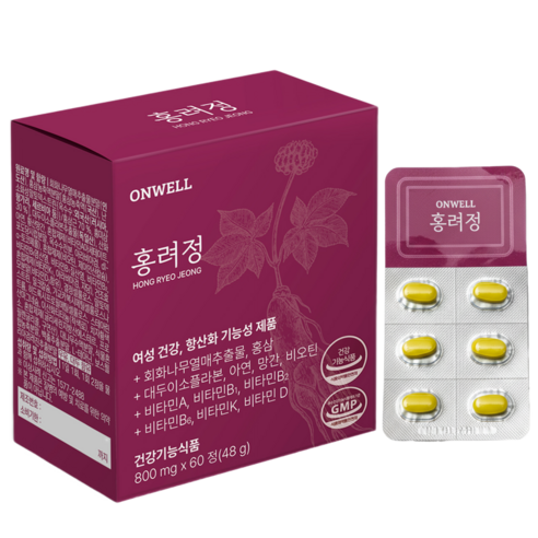 홍려정 여성 갱년기 영양제 바이트로겐 식물성 에스트로겐 여성 호르몬 영양제 대두 이소플라본