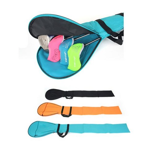 M GOLF1004 초경량 하프주머니 골프백 5개까지 수납 / 배송상품 : 블랙 (골프하프가방/골프하프주머니/골프하프백/여성하프백 추천)