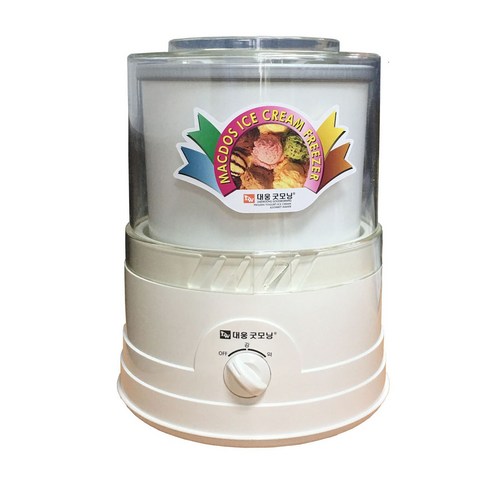 DWI-5200 아이스크림제조기는 가정용으로 개발된 아이스크림 제조기