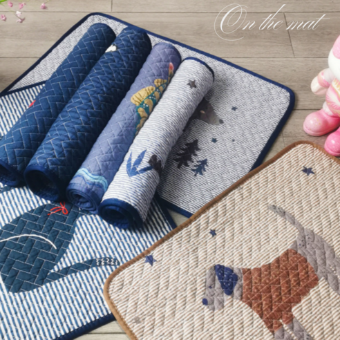 포근함이 발끝에 내려앉는 순간, 온더맷 순면 발매트 그레이 덕