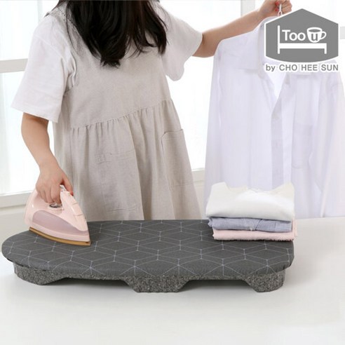 [투유바이조희선]리들 경량 열처리 다리미판(소형), 다크그레이