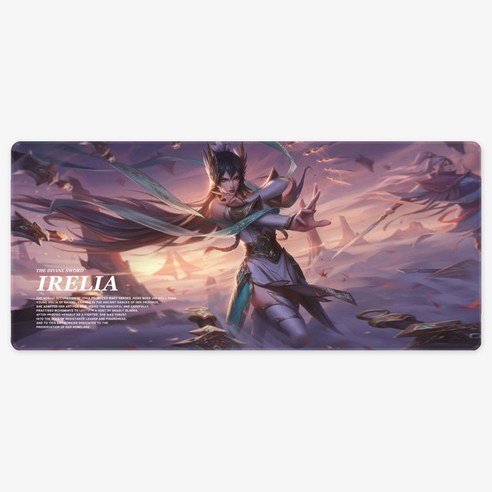 세계게임1위 시즌C 게이밍장패드 특대형 2XL 900x400x4mm, 1개, 2XL롤C_115이렐리아