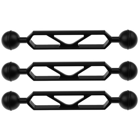 3PCS 듀얼 볼 다이빙 볼 조인트 암 커넥터 클램프, 블랙, 합금