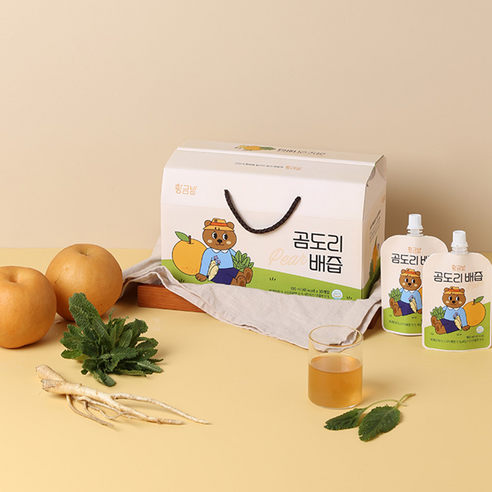 칼칼한 목, 답답한 코! 황금밭 곰보배추 도라지 배즙으로 속 시원하게!