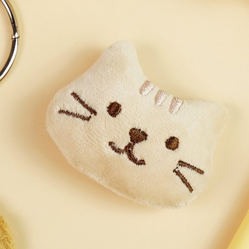 뽀너스 솜솜 인형 테이프걸이 릴홀더 플라스타걸이 간호사용품, 세줄냥이