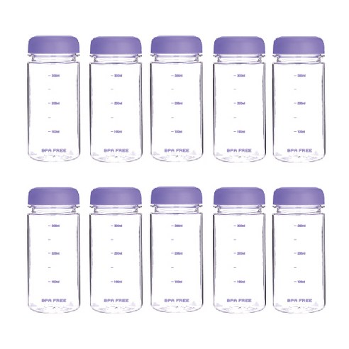마이보틀 트라이탄 눈금 내열물병 10p 350ml 500ml, 퍼플
