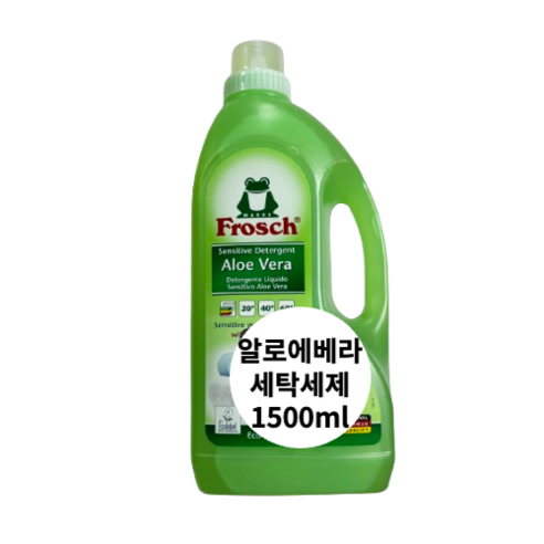 프로쉬 알로에베라 세탁세제, 1.5L, 3개