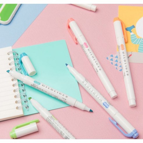 제브라 마일드라이너 형광펜, 올리브