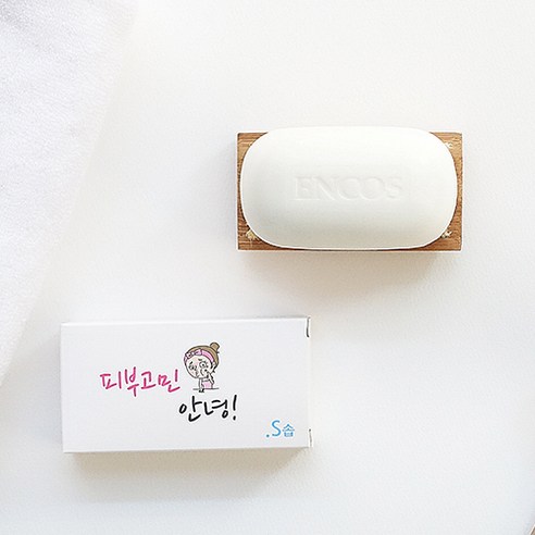 이엔코스 트러블 케어 유황비누 에스솝, 100g, 1개