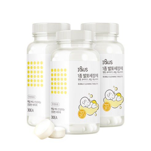 아이앤어스 발포 세정제 30p, 120g, 3개