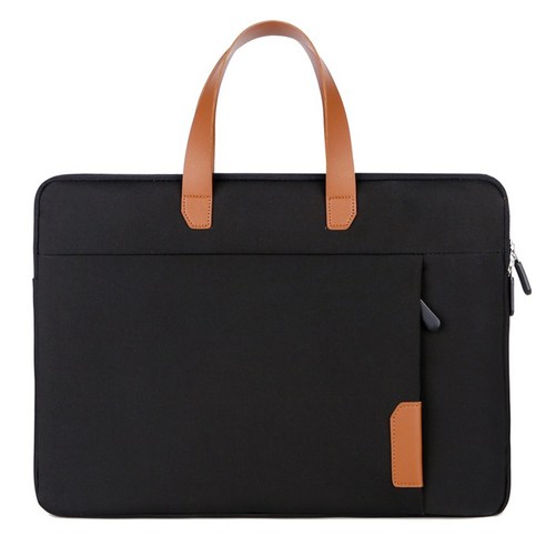 Xzante 노트북 가방 15 인치 다기능 방수 보호 커버 핸드백 출장 컴퓨터 블랙, 검은 색