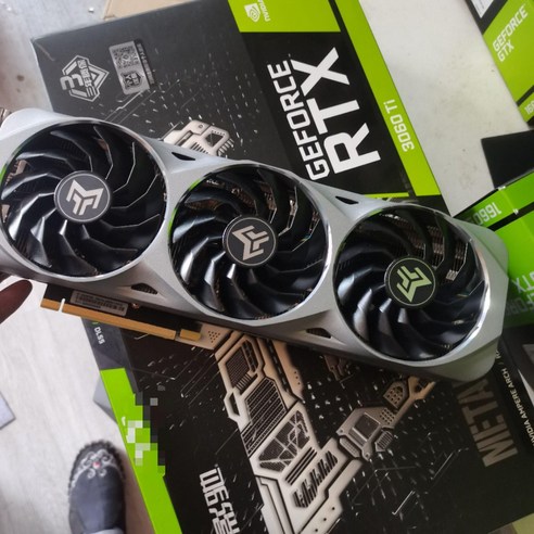 RTX3060Ti UltraWOC G6X CF 게임 화이트 그래픽카드, 2022년형 3060Ti 8G GDDR6 1년