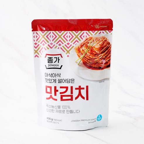 [메가마트]대상 종가집 맛김치(파우치) 400g, 1개
