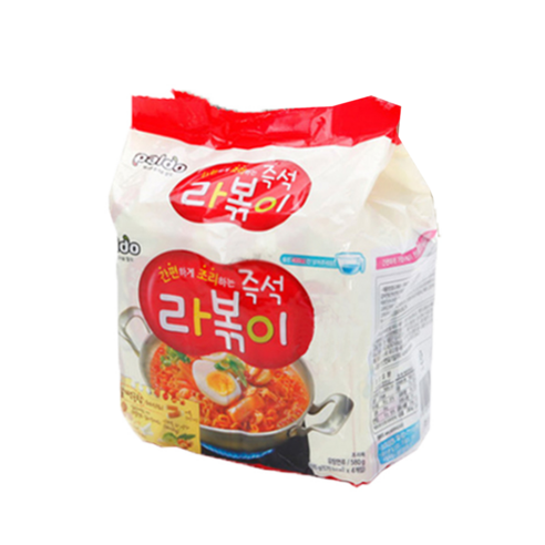 팔도 라볶이 봉지라면, 4개