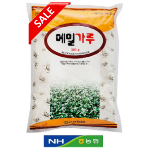 봉평농협 메밀가루 (국내산 1등급메밀만 사용) 당일(월)생산 배송 봉평산, 500g, 1개