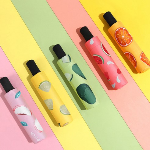 스타딩 과일 암막 양산 uv차단 방수 우양산