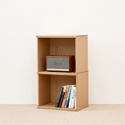 좁은 공간, 답답한 책상? 종이책장으로 깔끔하게 정리하는 마법! 종이가구