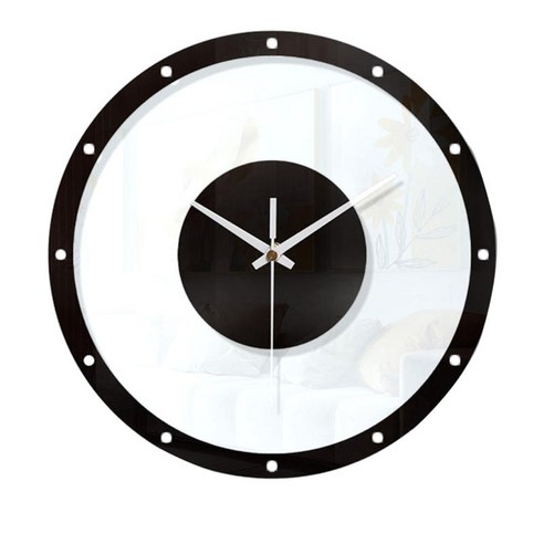 11.8inch 서스펜션 음소거 벽시계 카페 숍을위한 간단한 미니멀리스트 모던, 아크릴, 점