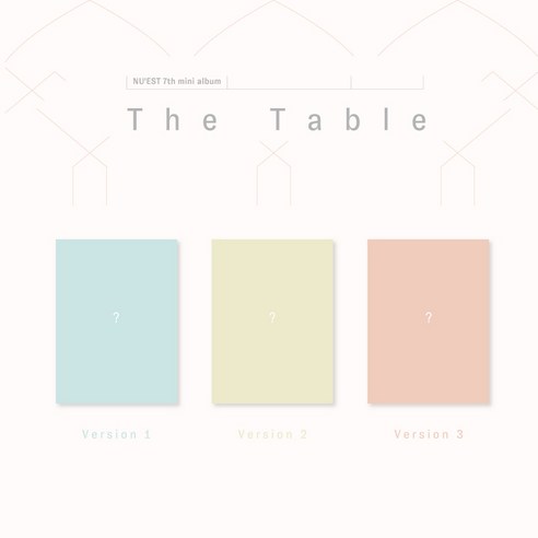 뉴이스트 (NU EST) – The Table. 미니앨범 7집 (버전랜덤.CMCC11477), CD ONLY Best Top5